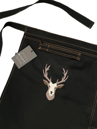 - Vorbinder KARLOWSKI Urban Casual-Style mit Hirschkopf
